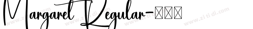 Margaret Regular字体转换